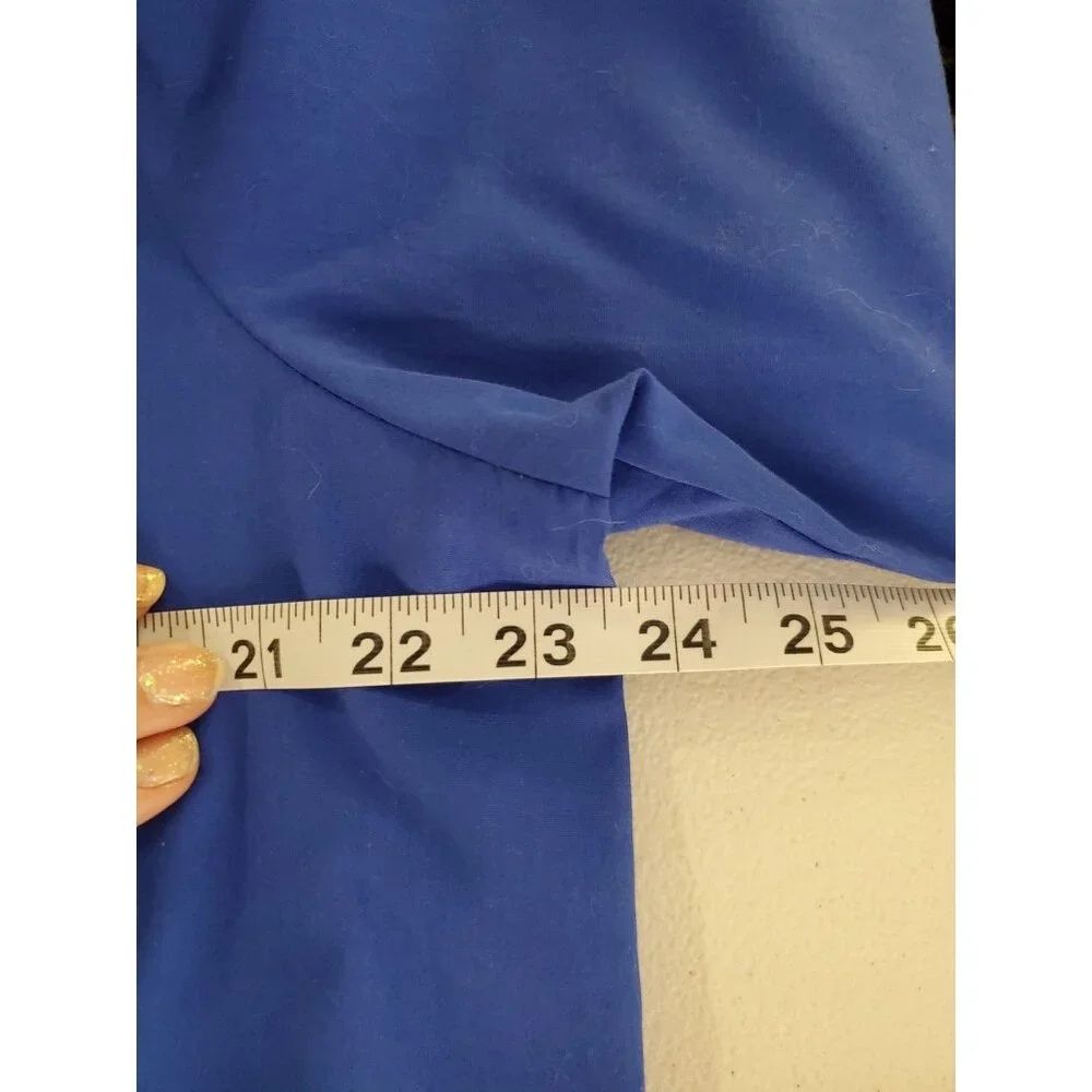 Vintage Bob Mackie Wearable Art Western Button Up Shirt Blue XL Embroidered Bows - Picture 13 of 15